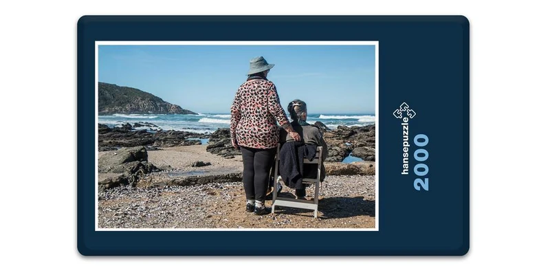 17455 Menschen - Meer-Blick Puzzle