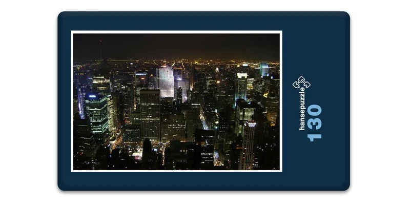 17413 Reisen - Manhattan bei Nacht Puzzle