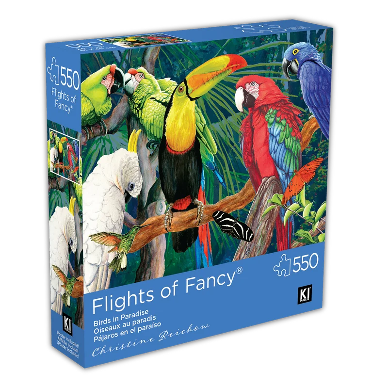 Flights of Fancy - Birds in Paradise (550pcs)