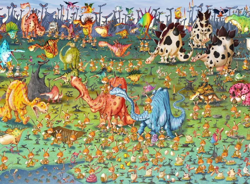 Dinosaurs, Francois Ruyer (2000pcs)
