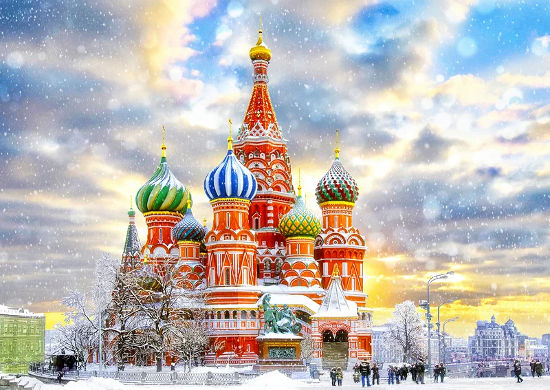 Saint Basil's Cathedral, Moscow (1000pcs)