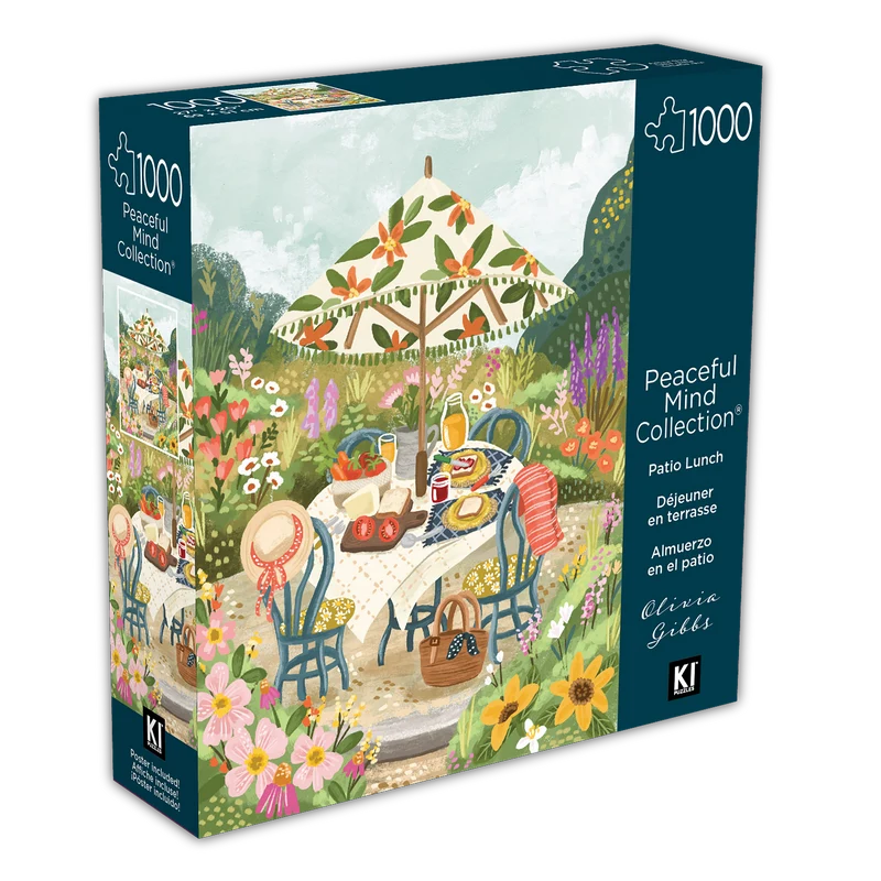 Peaceful Mind - Patio Lunch, Olivia Gibbs (1000pcs)
