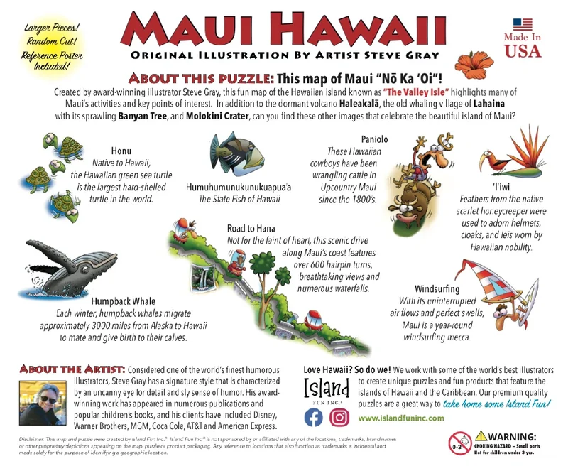 Maui, Hawaii, Steve Gray (550pcs)