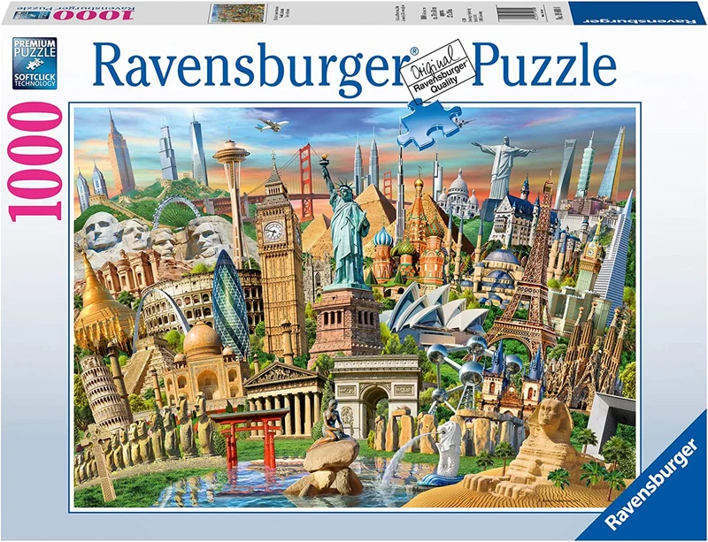 Ravensburger World Landmarks, Adrian Chesterman (1000pcs)