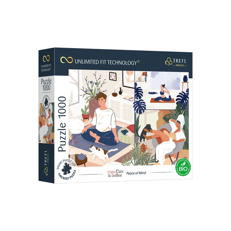 Yoga, Cats & Coffee - Peace of Mind (1000pcs)