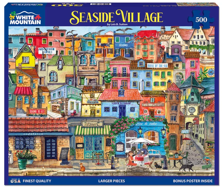 Seaside Village, Lois B. Sutton (500pcs)