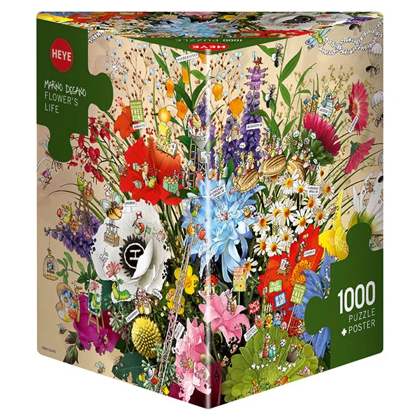 DMG Flower's Life, Marino Degano (Triangular Box) (1000pcs) (DAMAGED BOX)