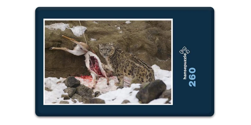 17552 Tierwelt - Schnee-Leopard Puzzle