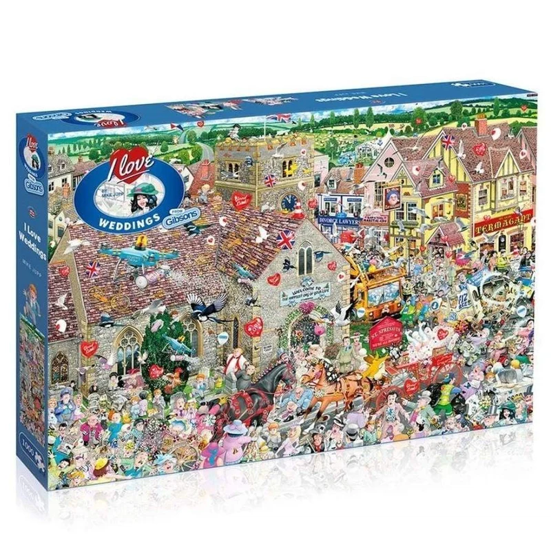 I Love Weddings, Mike Jupp (1000pcs)