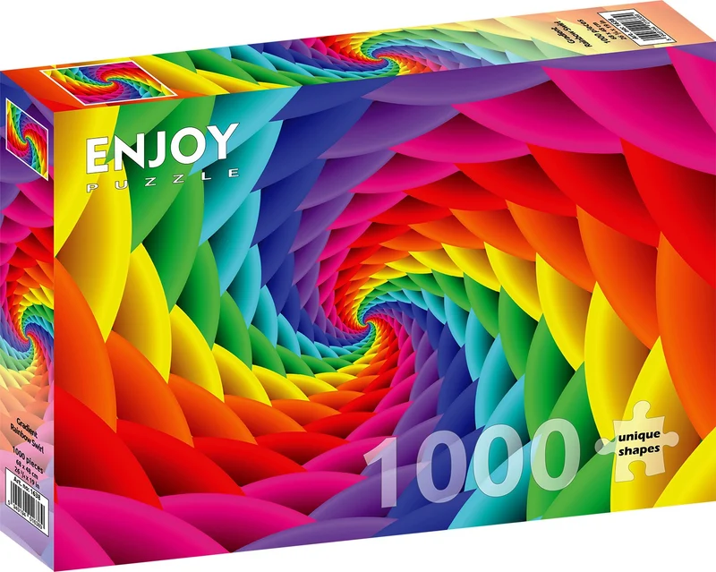 Gradient Rainbow Swirl (1000pcs)