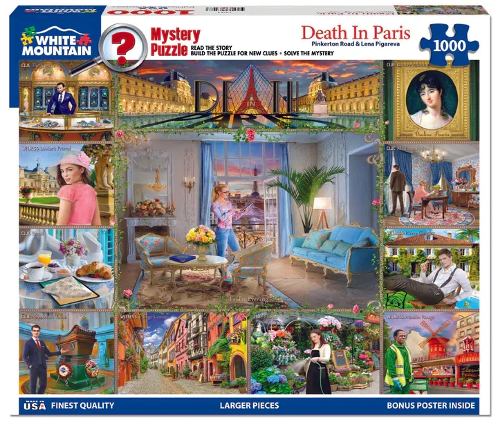 DMG Mystery Puzzle: Death in Paris, Lena Pigareva (DAMAGED BOX)