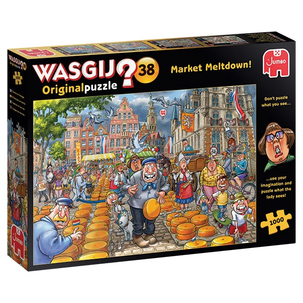 DMG Wasgij? Original #38, Market Meltdown! / Fondue au fromage (DAMAGED BOX)