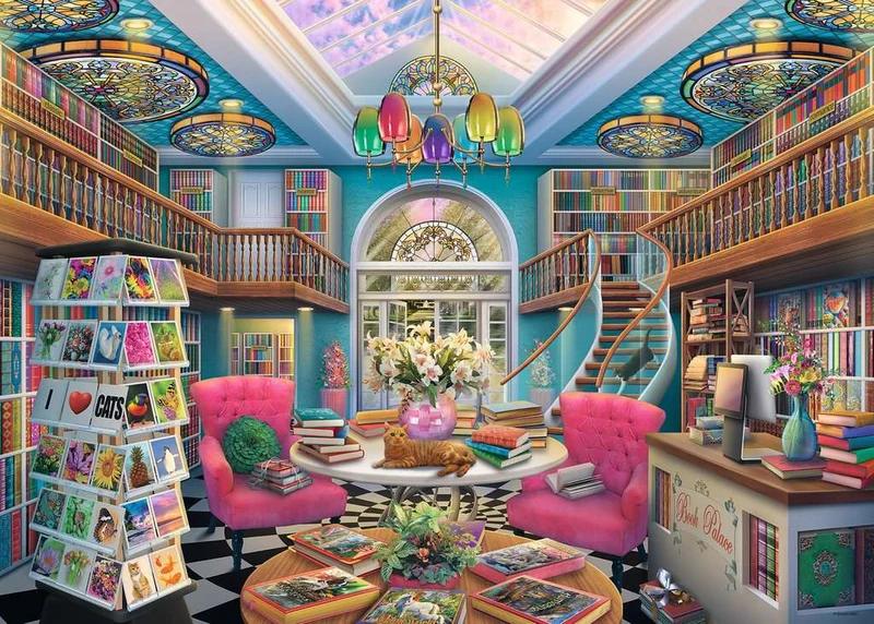DMG Ravensburger The Book Palace (1000pcs) (DAMAGED BOX)