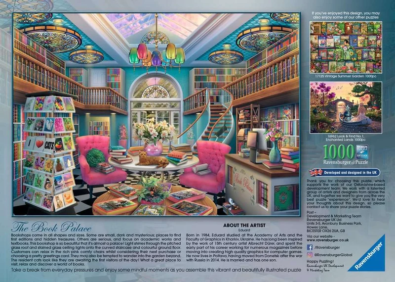 DMG Ravensburger The Book Palace (1000pcs) (DAMAGED BOX)