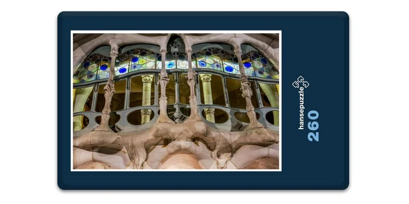 17528 Orte - Gaudi-Haus Puzzle
