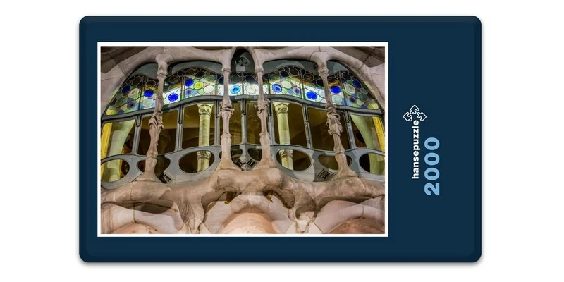 17528 Orte - Gaudi-Haus Puzzle