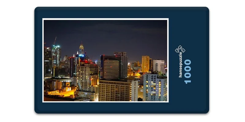 17605 Orte - Bangkok bei Nacht Puzzle