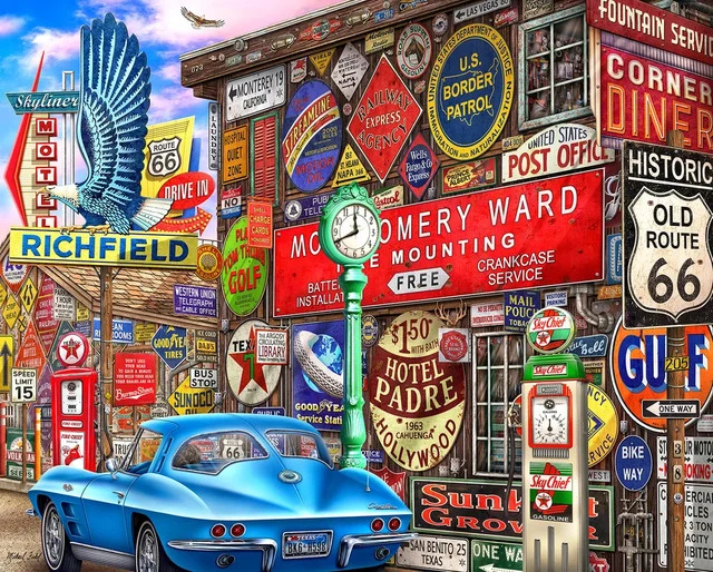 Route 66, Michael Fishel (1000pcs)