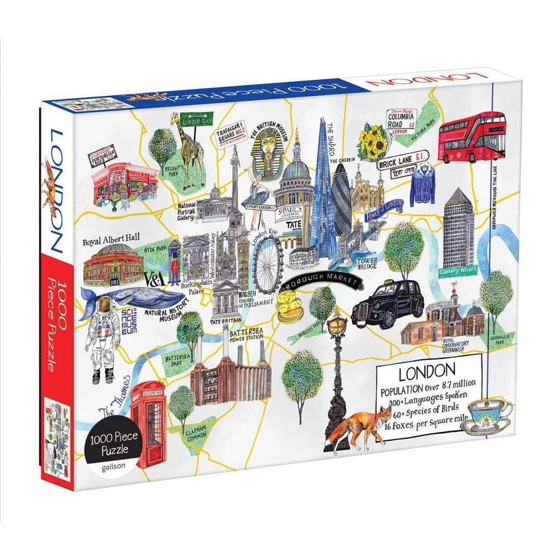 PFG London Map (Usage/Used - PUZZLES FOR GOOD)