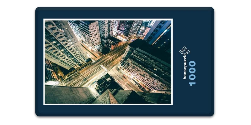 17737 Orte - New York bei Nacht Puzzle