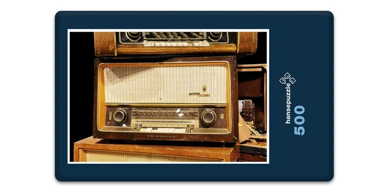 17627 Musik - Altes Radio Puzzle