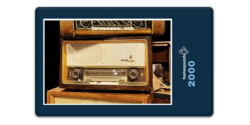 17627 Musik - Altes Radio Puzzle