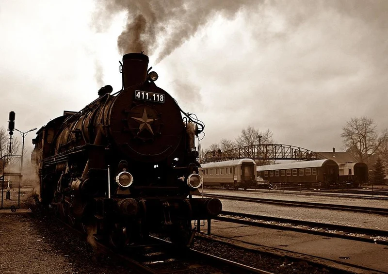 17630 Fortbewegung - Dampf-Lokomotive Puzzle