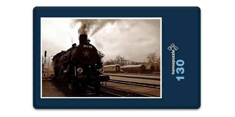 17630 Fortbewegung - Dampf-Lokomotive Puzzle