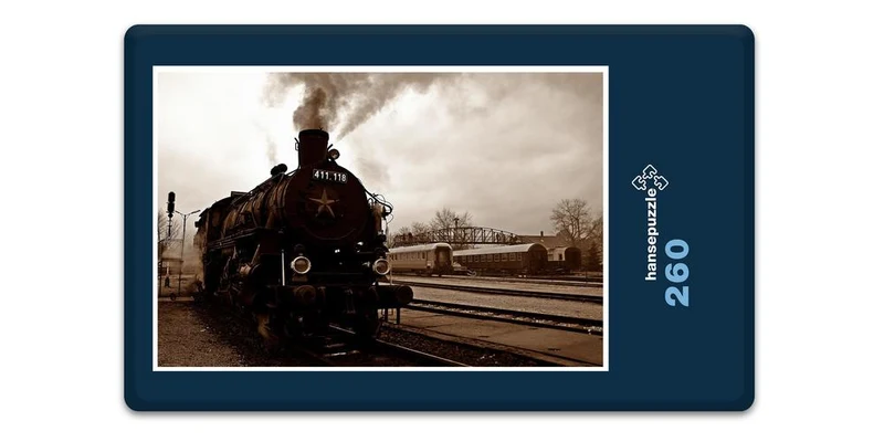 17630 Fortbewegung - Dampf-Lokomotive Puzzle