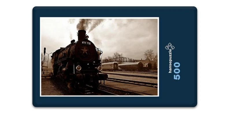 17630 Fortbewegung - Dampf-Lokomotive Puzzle