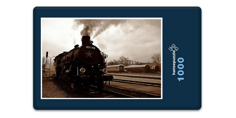 17630 Fortbewegung - Dampf-Lokomotive Puzzle