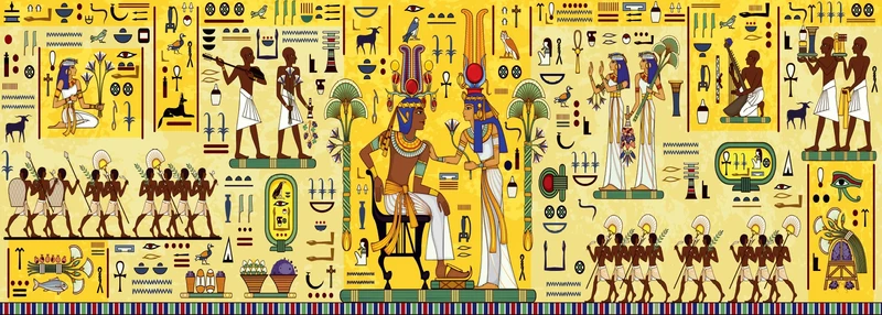 DMG Egyptian Hieroglyph (1000pcs) (Panoramic) (DAMAGED BOX)