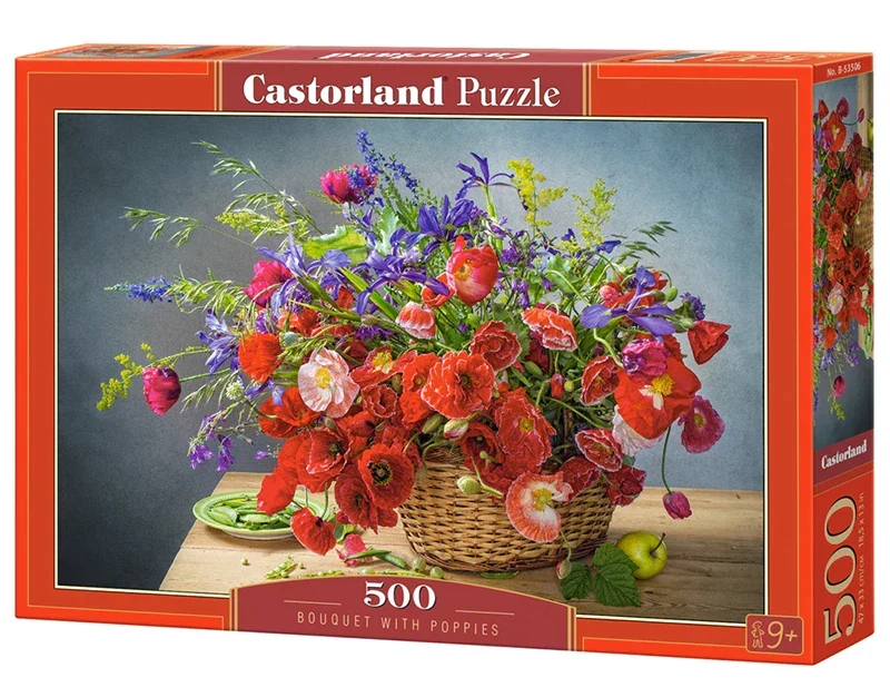 DMG Bouquet with Poppies (500pcs) (DAMAGED BOX)