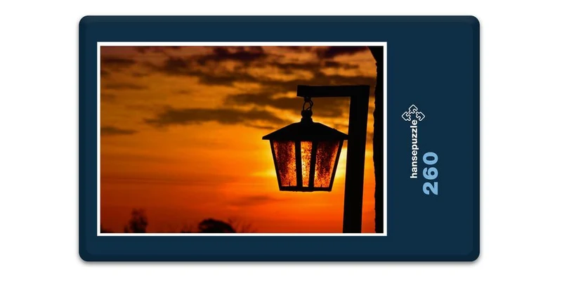 17828 Natur - Laterne am Abend Puzzle