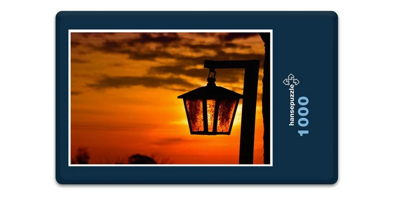 17828 Natur - Laterne am Abend Puzzle