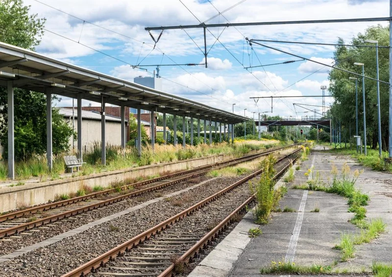 17641 Orte - Grüner Bahnhof Puzzle