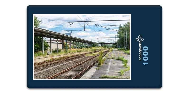 17641 Orte - Grüner Bahnhof Puzzle