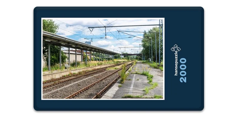 17641 Orte - Grüner Bahnhof Puzzle