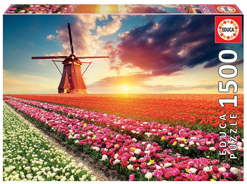 PFG Tulips Landscape (Usagé/Used - PUZZLES FOR GOOD)