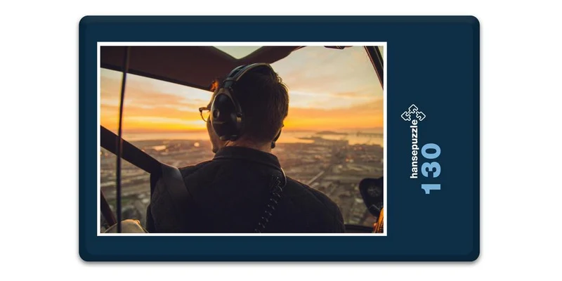 17586 Reisen - Hubschrauber-Flug Puzzle