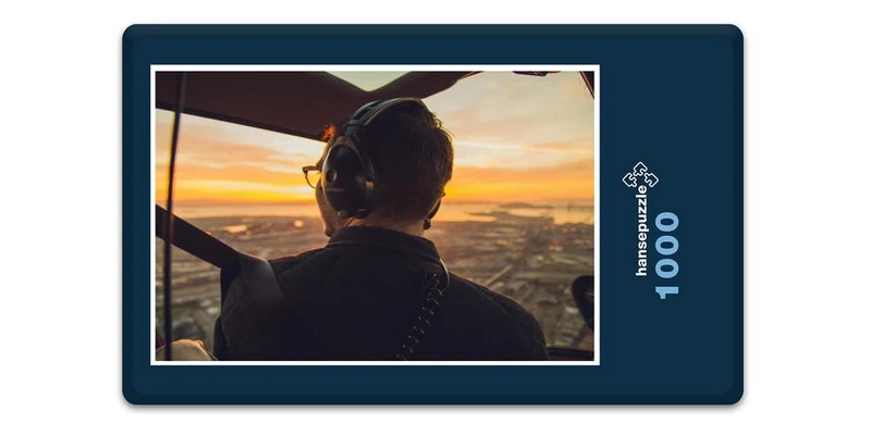 17586 Reisen - Hubschrauber-Flug Puzzle