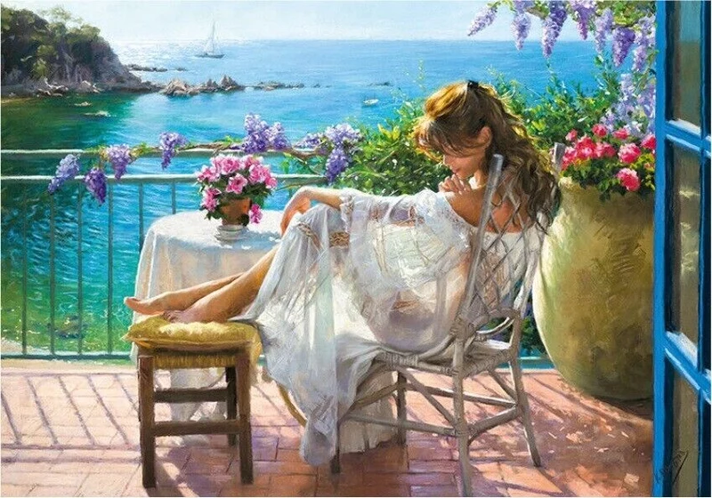 Beauty and Blue Sea (2000pcs)