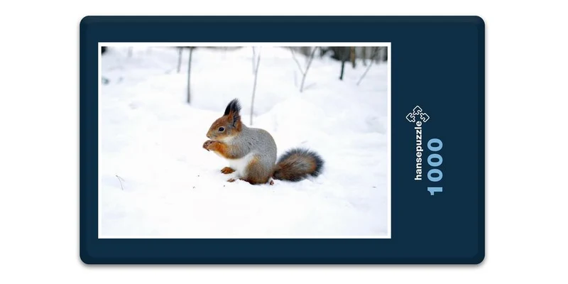 17907 Tierwelt - Nager im Schnee Puzzle