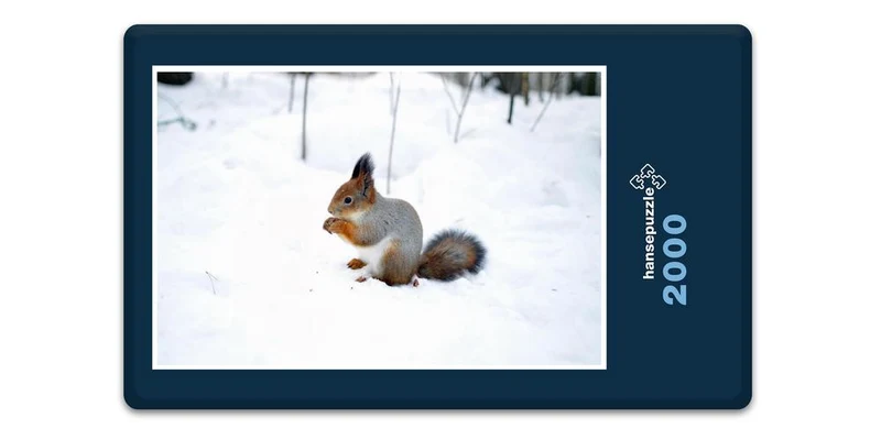 17907 Tierwelt - Nager im Schnee Puzzle