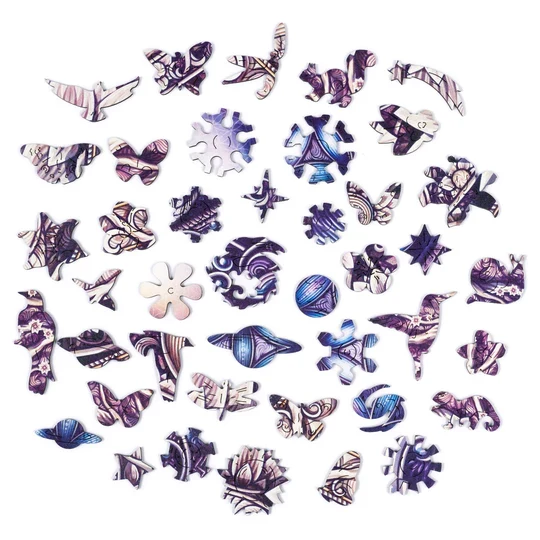 Overarching Opposites MANDALA (Size M) (Wooden Jigsaw Puzzle)