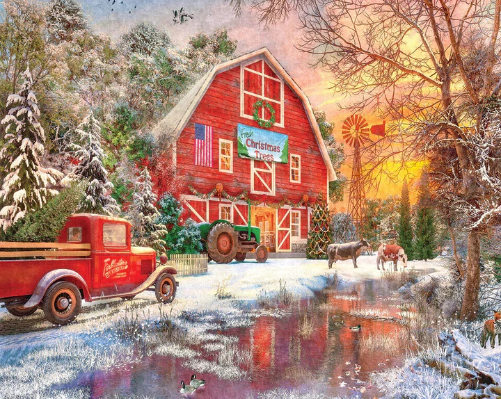 Christmas Tree Farm, Dominic Davison (1000pcs)