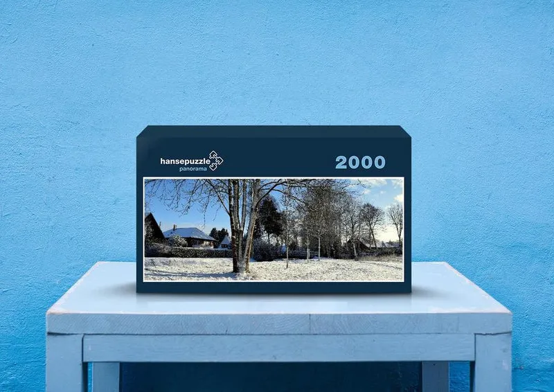 43279 Gebäude - Winterlandschaft Puzzle