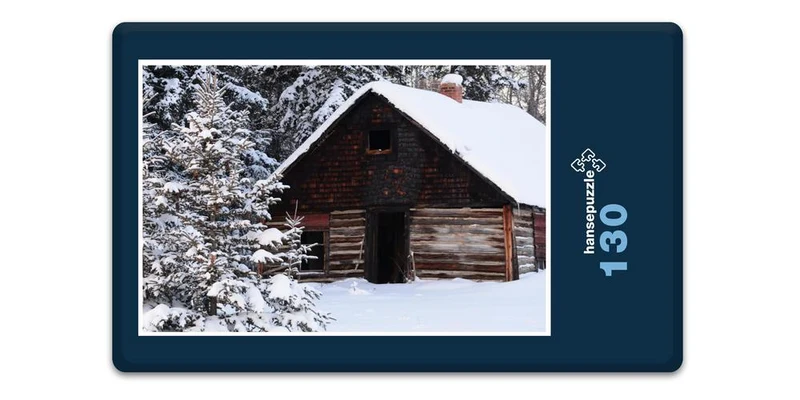 17905 Gebäude - Winterhütte Puzzle