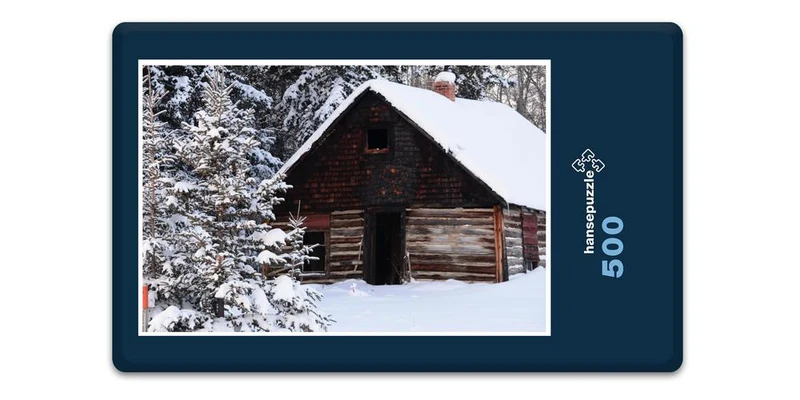 17905 Gebäude - Winterhütte Puzzle