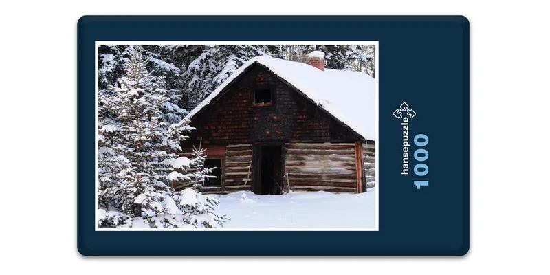 17905 Gebäude - Winterhütte Puzzle